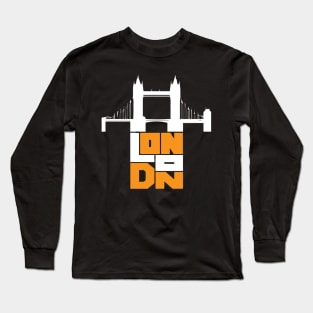 London tee design birthday gift graphic Long Sleeve T-Shirt